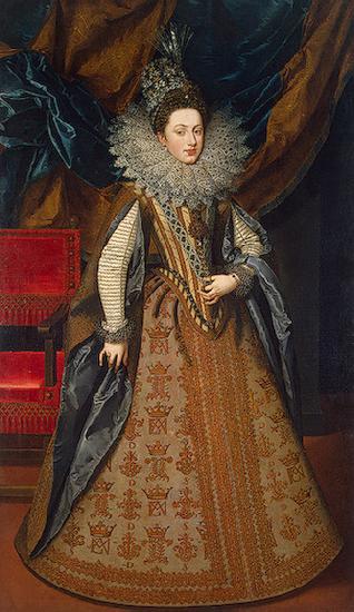 Frans Pourbus Portrait of Margaret of Savoy, Duchess of Mantua Pourbus oil painting image
